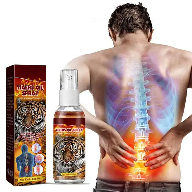 Tiger oil spray.