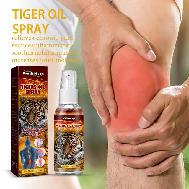 Tiger oil spray.
