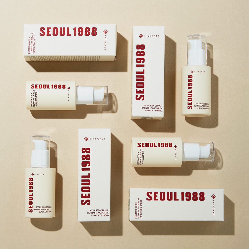 SEOUL 1988 Retinal Liposome 2% Serum with Black Ginseng - Advanced Anti-Aging and Wrinkle Reduction (30ml)