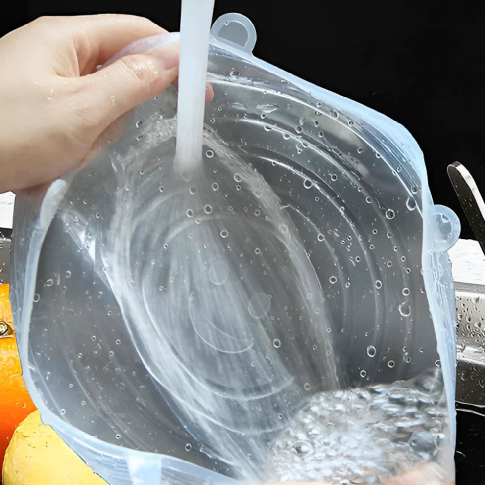 Silicone Stretch Lids тАУ Reusable Food Covers тАУ 6 Pack