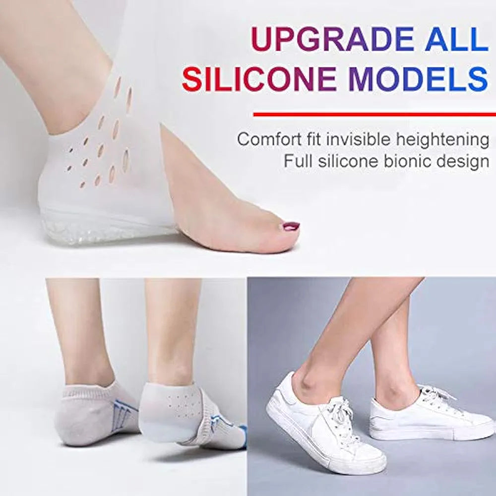 Random Delivery Silicone Heel Pads, Socks & Moisturizing Foot Cover For Heel Protection From Abrasion And Friction(2 pcs set)