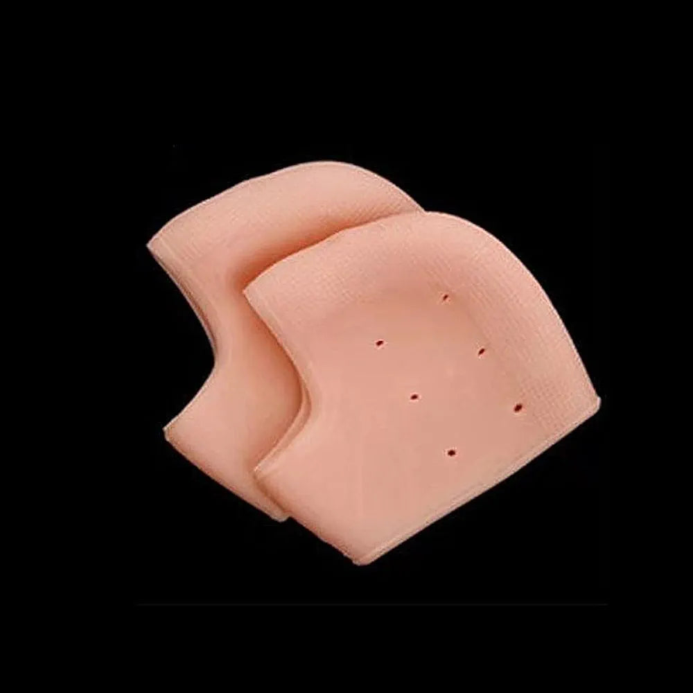 Random Delivery Silicone Heel Pads, Socks & Moisturizing Foot Cover For Heel Protection From Abrasion And Friction(2 pcs set)
