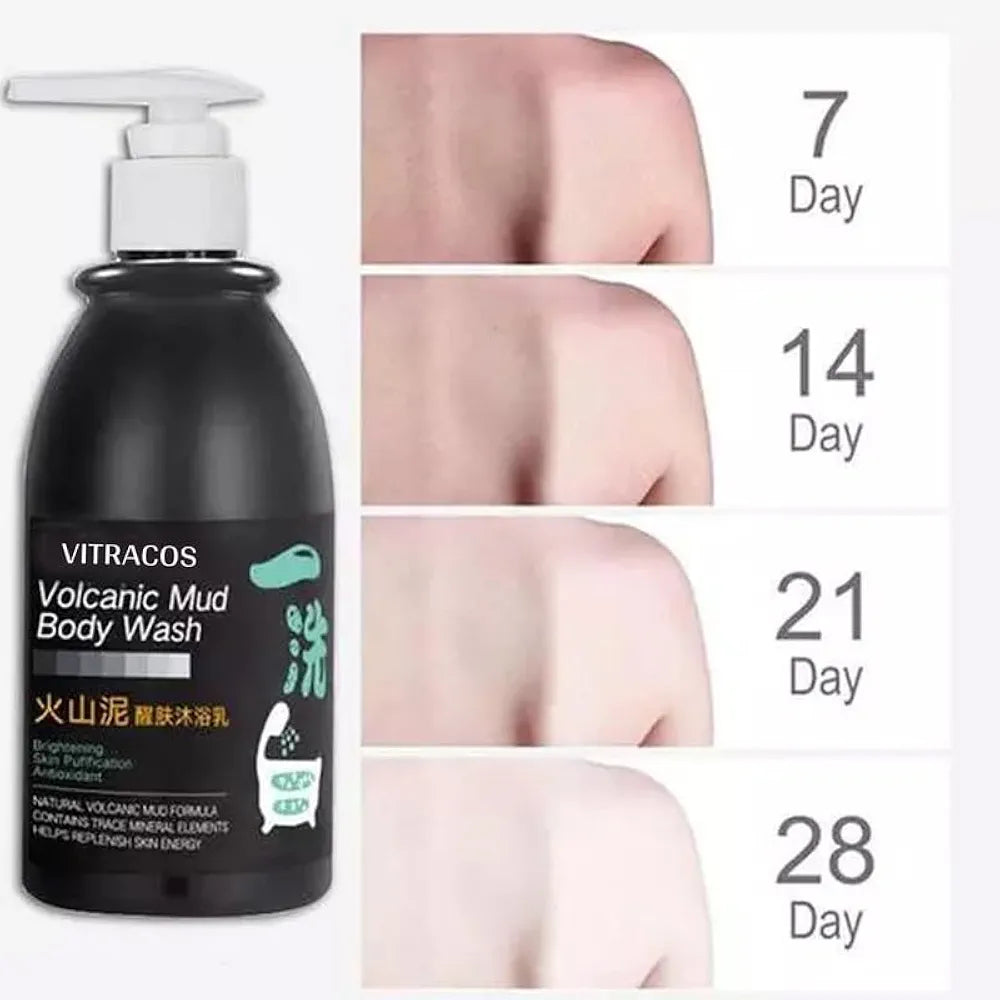 Volcanic mud body wash 250 ml.
