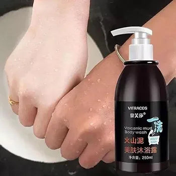 Volcanic mud body wash 250 ml.