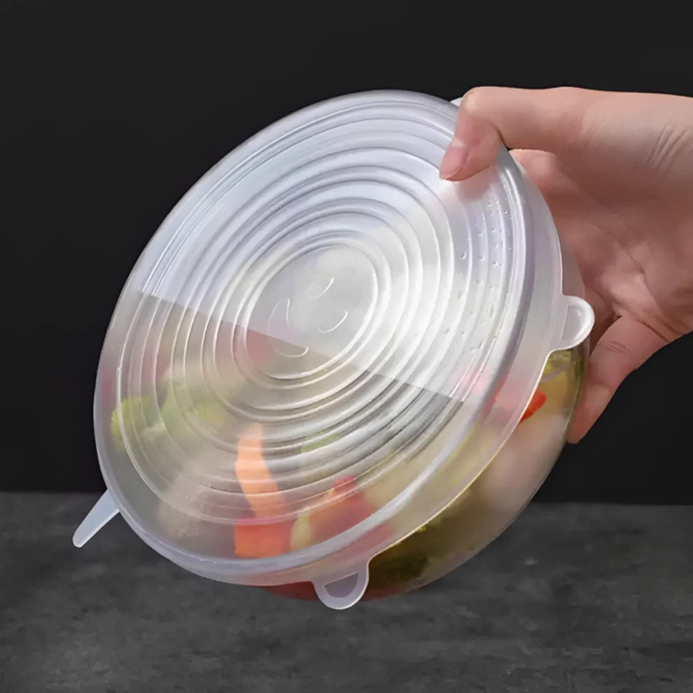 Silicone Stretch Lids тАУ Reusable Food Covers тАУ 6 Pack