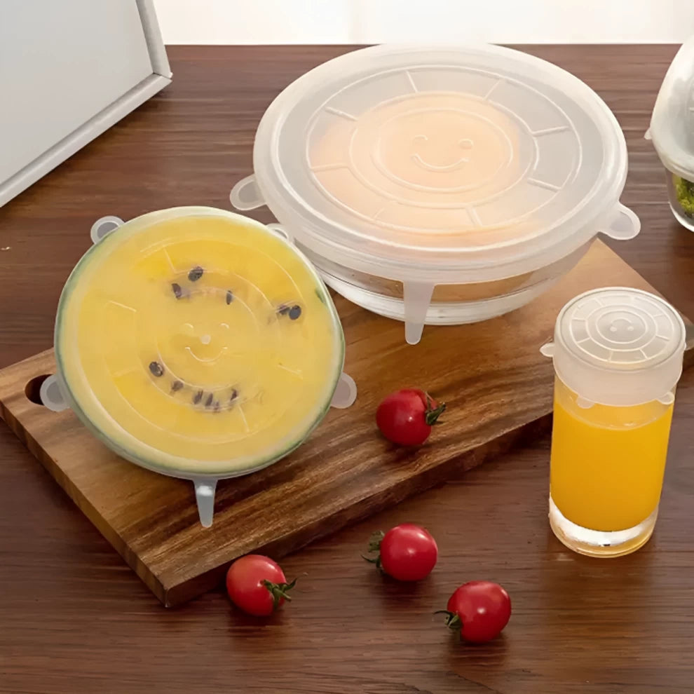 Silicone Stretch Lids тАУ Reusable Food Covers тАУ 6 Pack