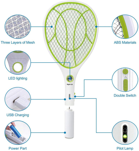 Power King Mosquito Super Killer rechargeable electric swatter
