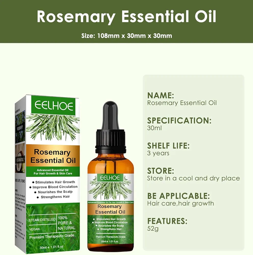Hair growth oil rosemary essential oil (30ml)