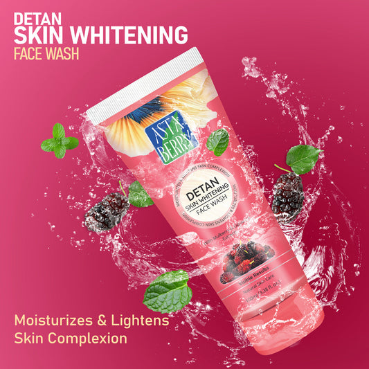 Asta berry whitening face wash (100ml).