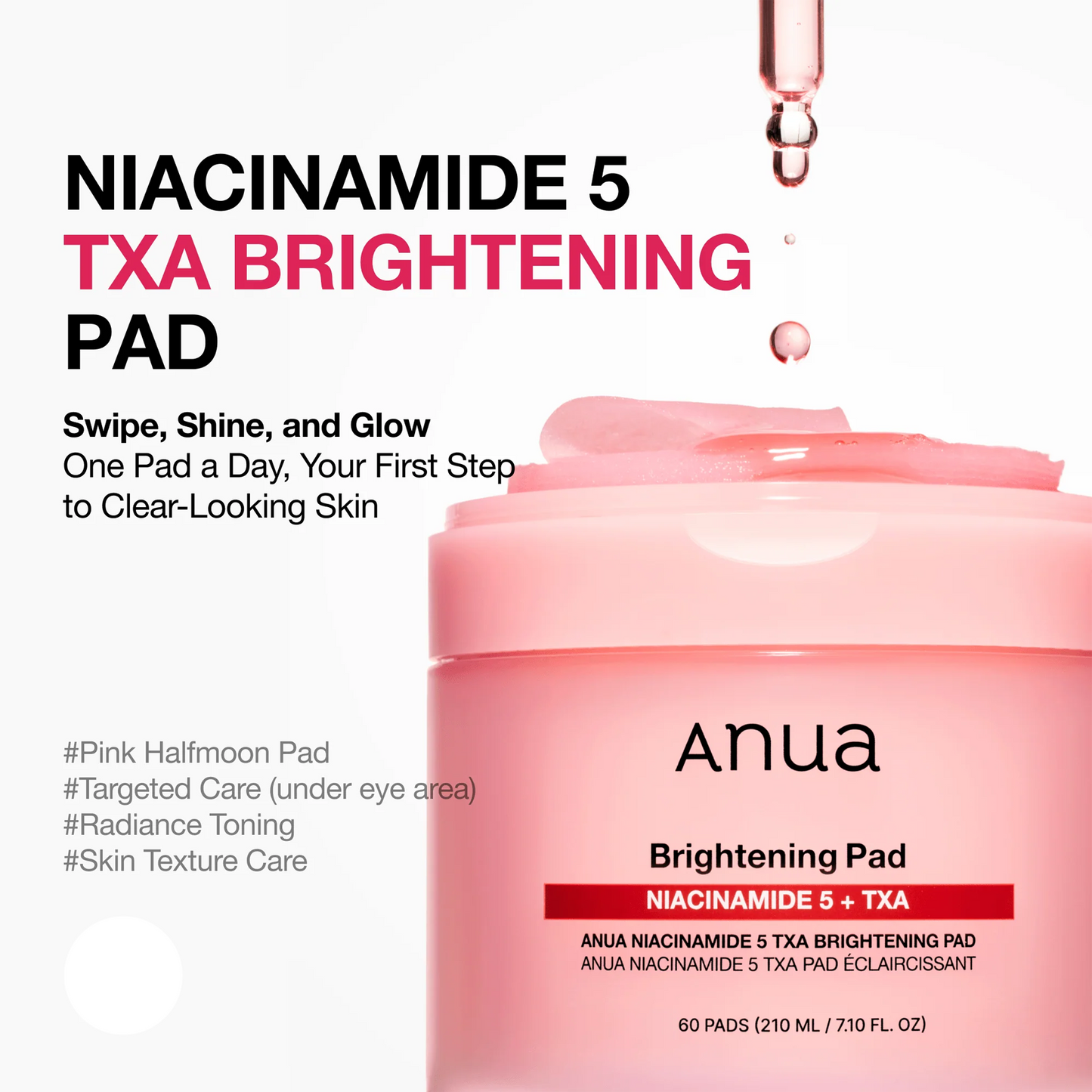 Anua Niacinamide 5 TXA Brightening Pad - 60 Pads