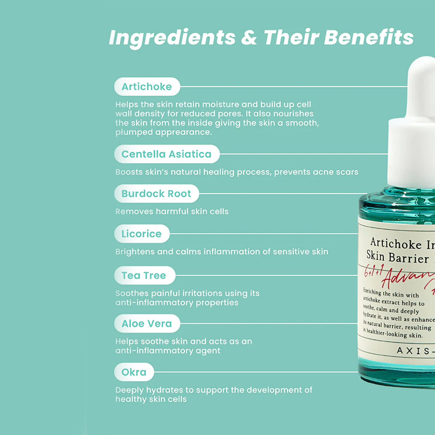 Axis-Y Artichoke Intensive Skin Barrier Ampoule - 30ml