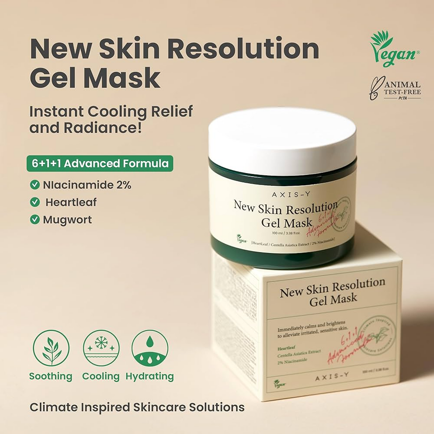 Axis-Y New Skin Resolution Gel Mask - 100ml