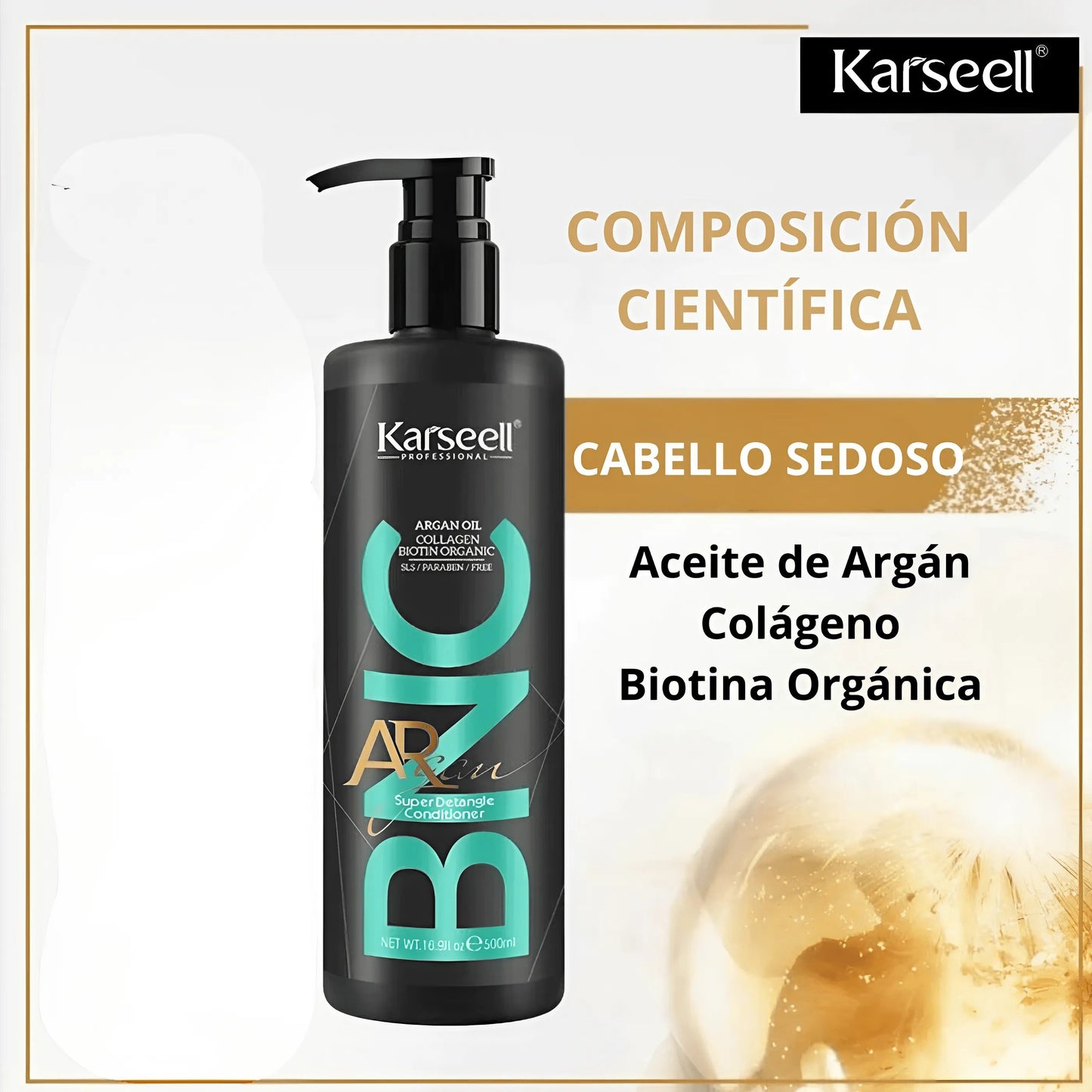 Karseell BNC Argan Super Detangle Conditioner тАУ 500ml