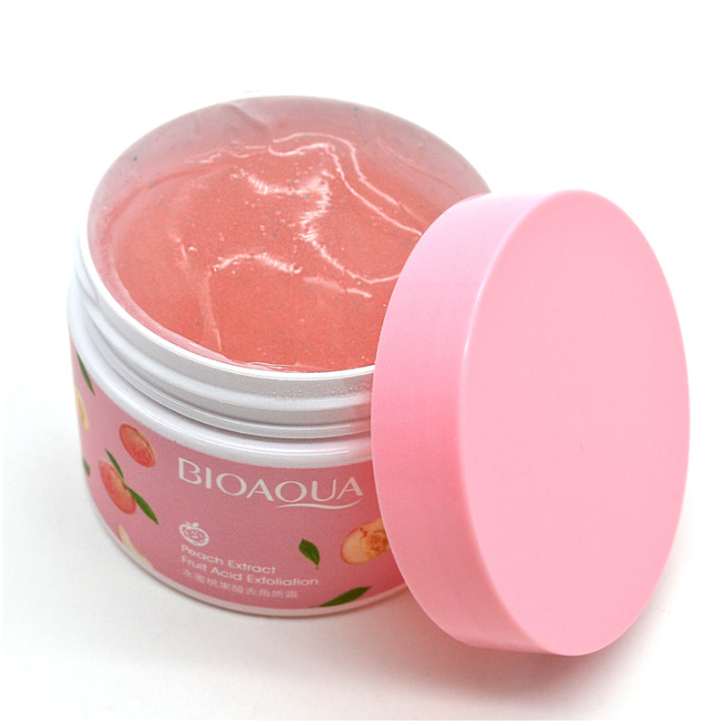 Bioaqua peach extract fruit acid exfoliation.