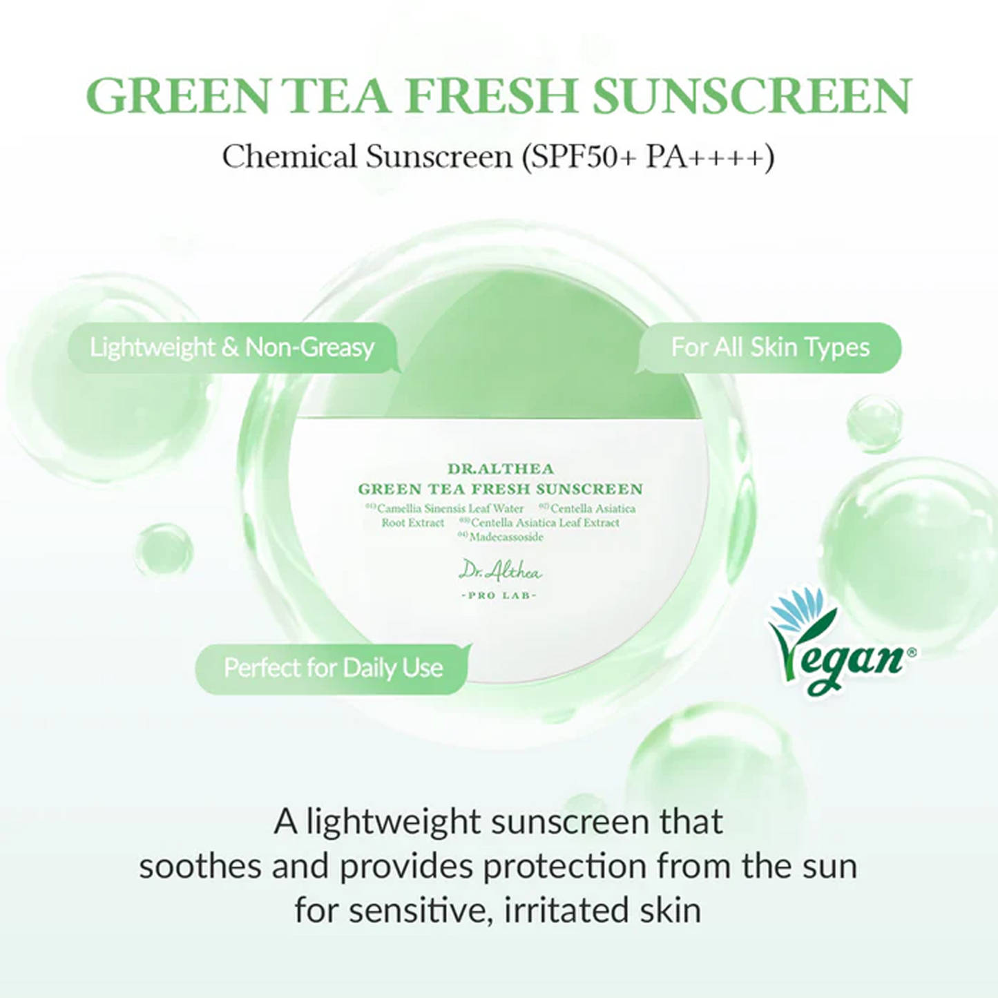 Dr. Althea Green Tea Fresh Sunscreen - 45ml