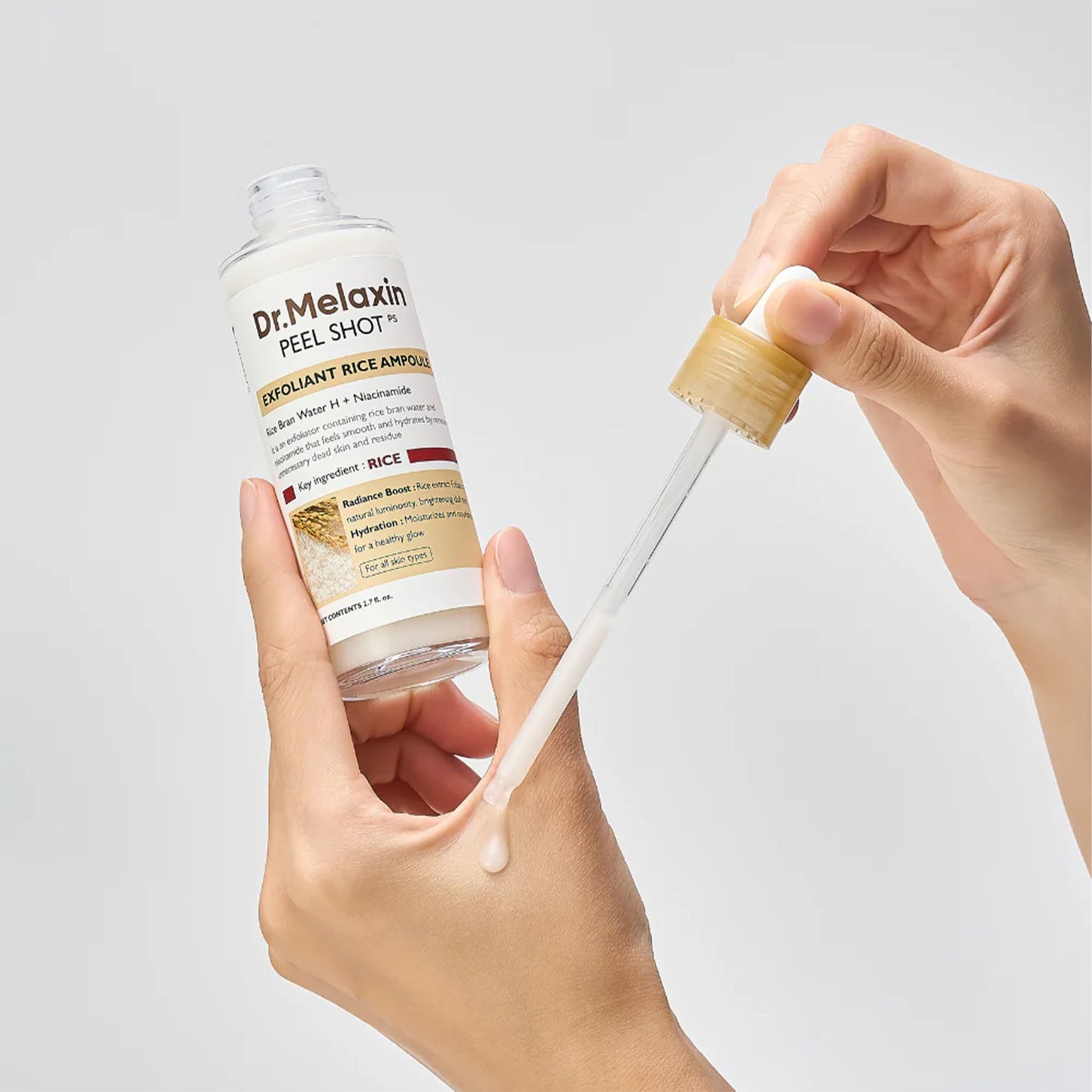 Dr.Melaxin Peel Shot Exfoliating White Rice Ampoule - 80ml