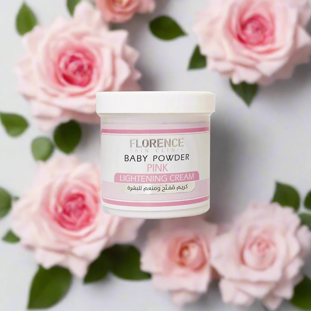 Florence Baby Powder Pink Lightening Cream - (200 ml)