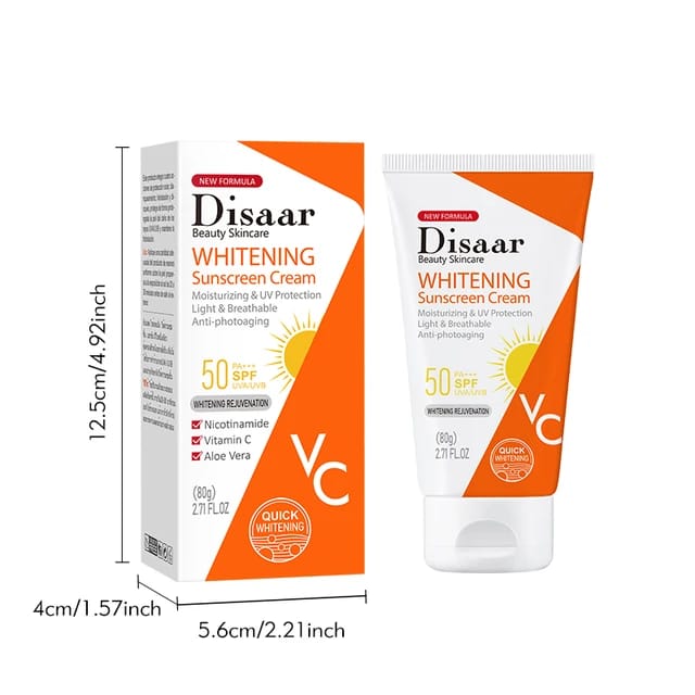 Disaar Whitening sunscreen cream (80g)