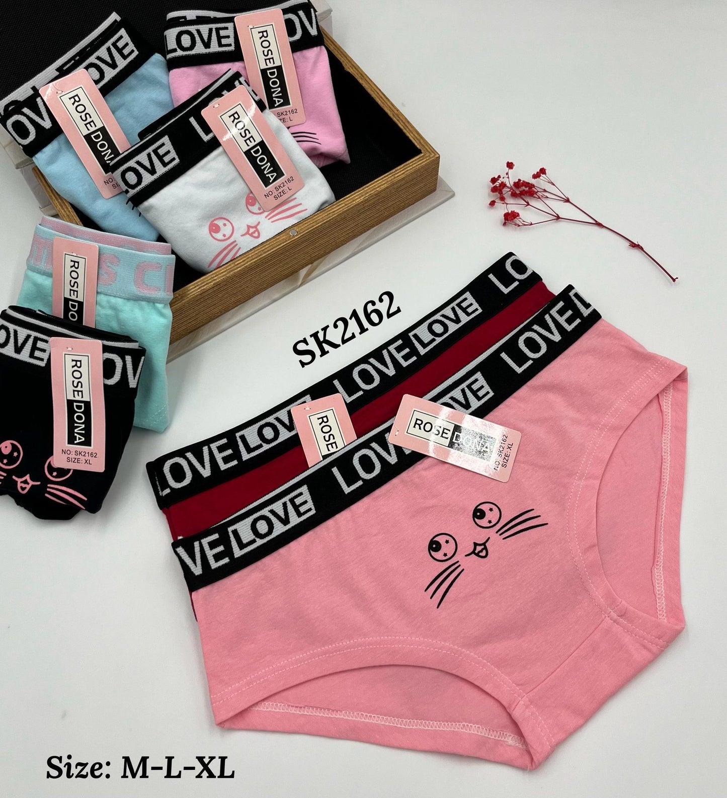 PINKY LADY hot selling panty mixed design (4pcs set).