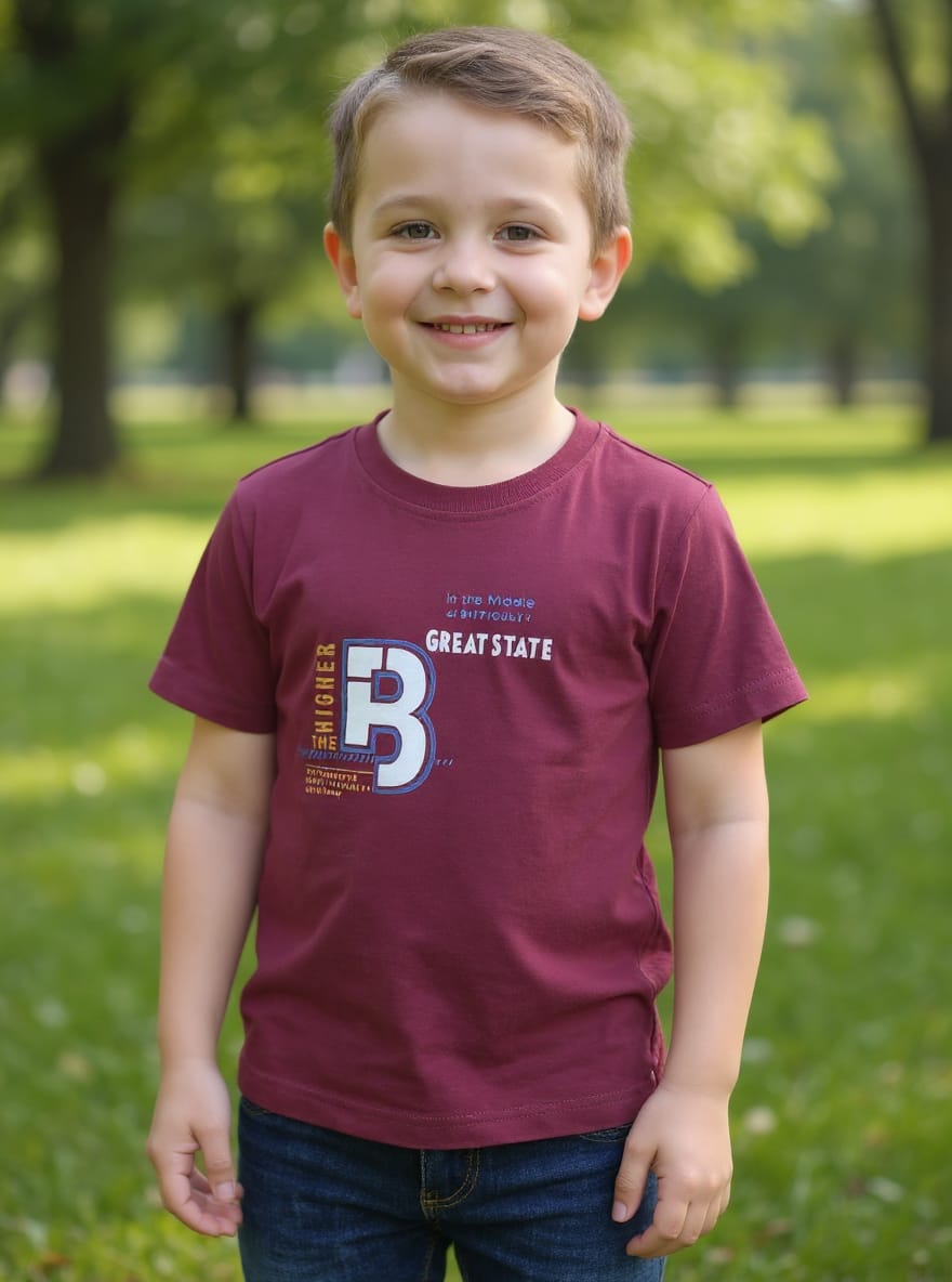 Boys' "Our Team Player" Football Graphic T-Shirt