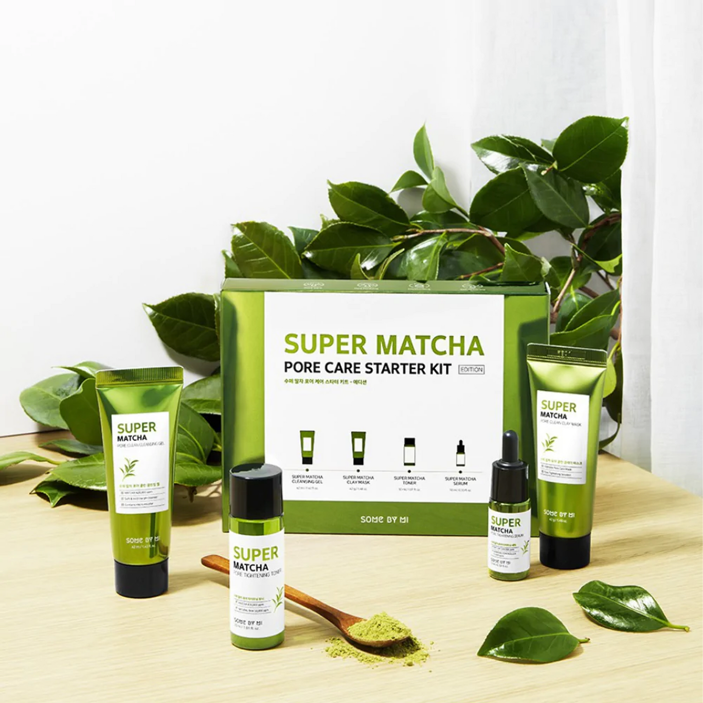 Some By Mi Super Matcha Pore Care Starter Kit - 4 Products