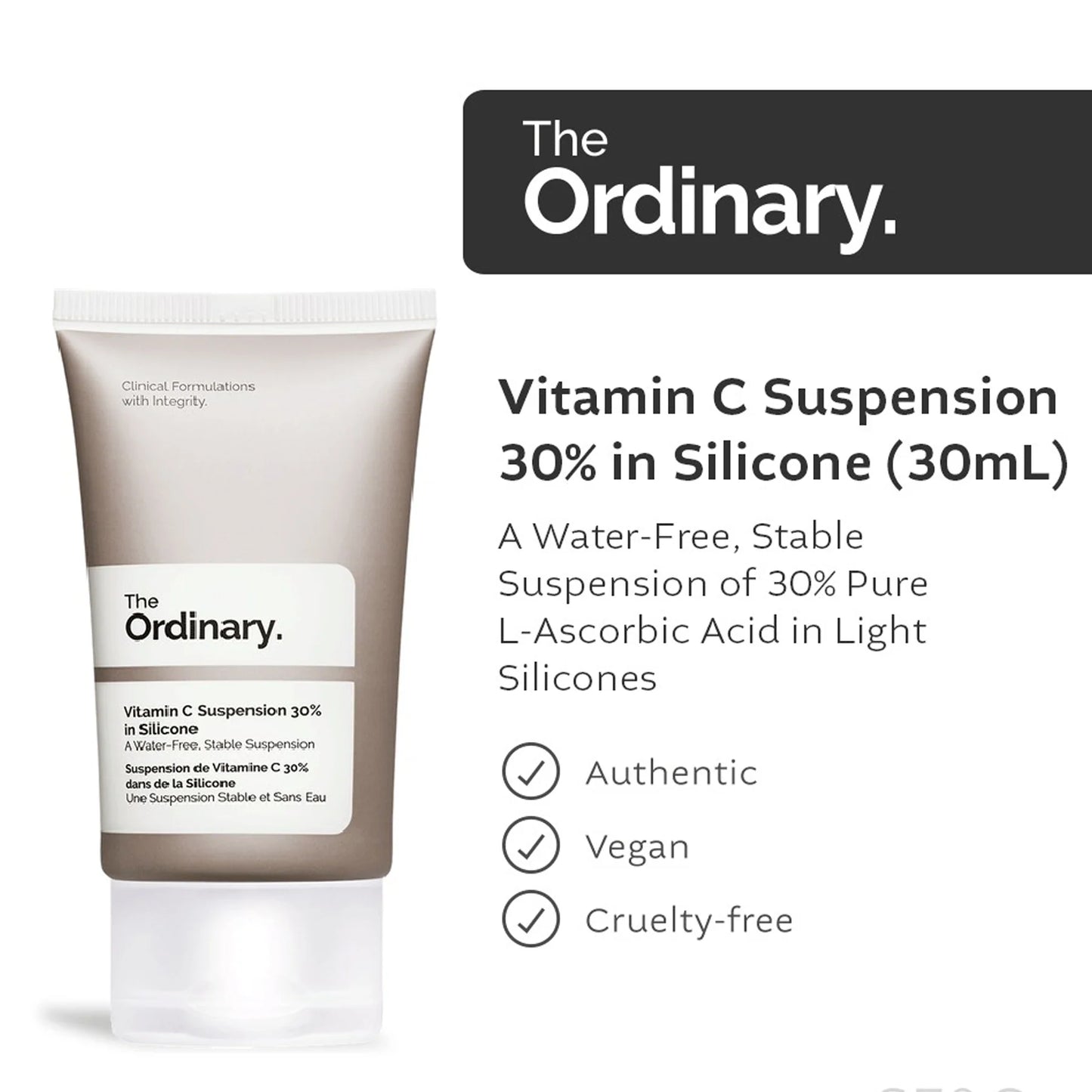 The Ordinary Vitamin C Suspension 30% in Silicone (30ml).