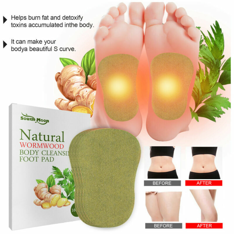 Natural Wormwood Body Cleansing Foot Pads โ 10 Pcs