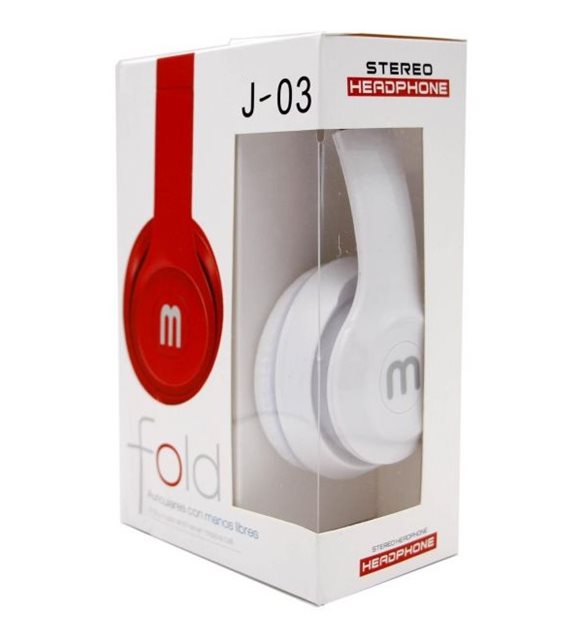 J-03 Foldable Stereo Headphones