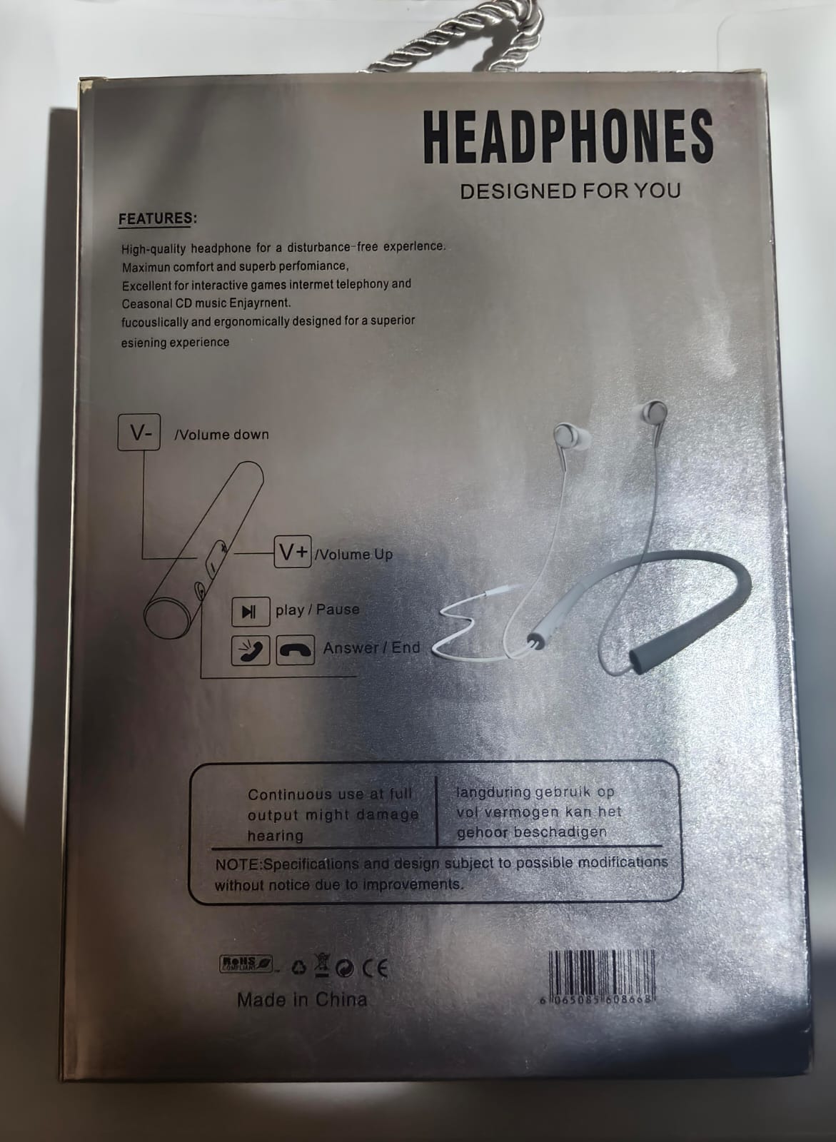 N1 Stereo Neckband Earphones