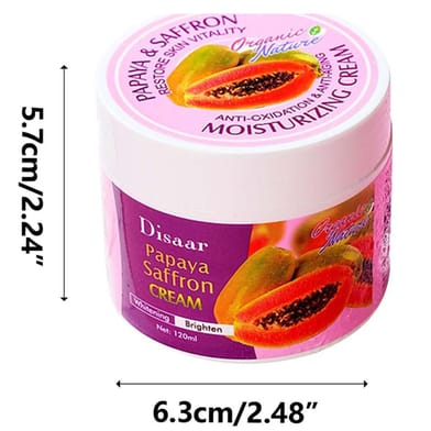 Disaar Papaya Saffron Cream – Brightening & Nourishing – 120ml