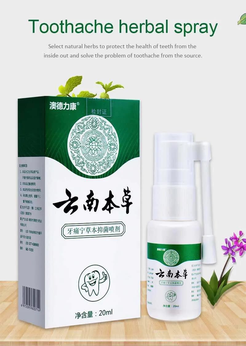 Toothache Relief Herbal Spray – 20ml