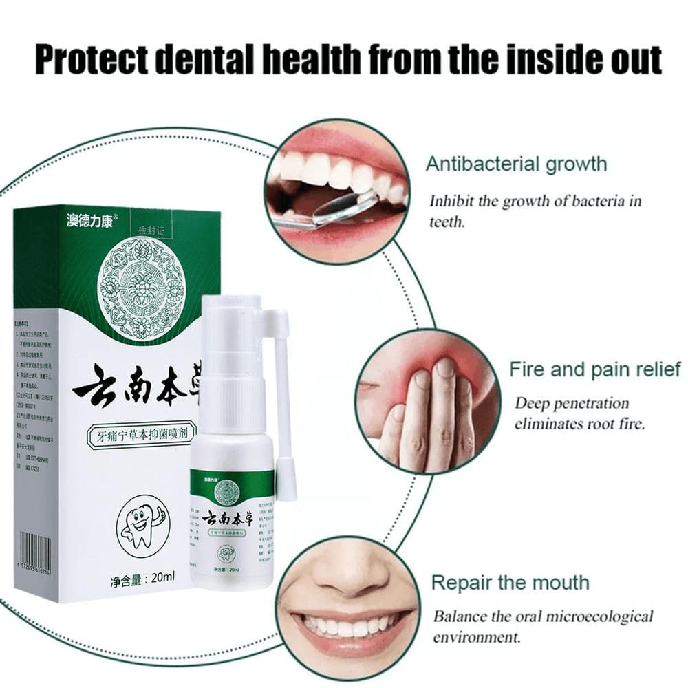 Toothache Relief Herbal Spray – 20ml