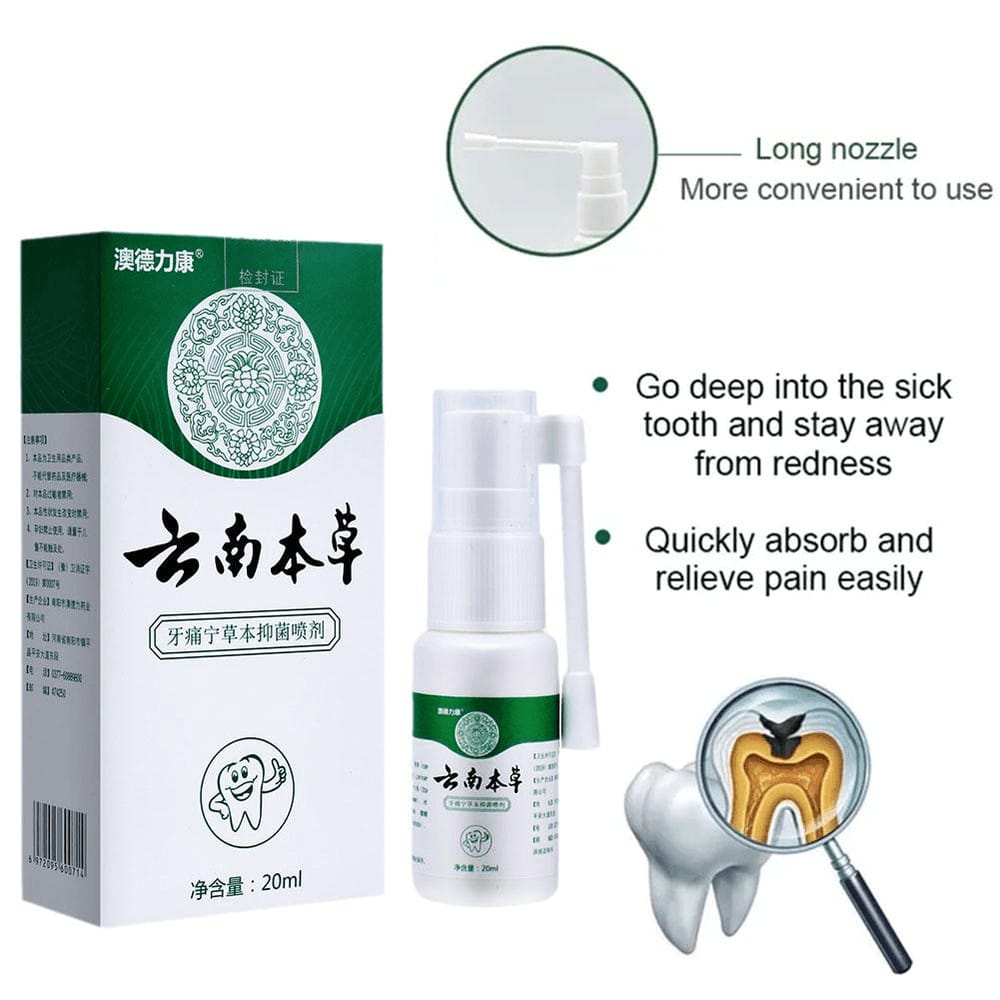 Toothache Relief Herbal Spray – 20ml