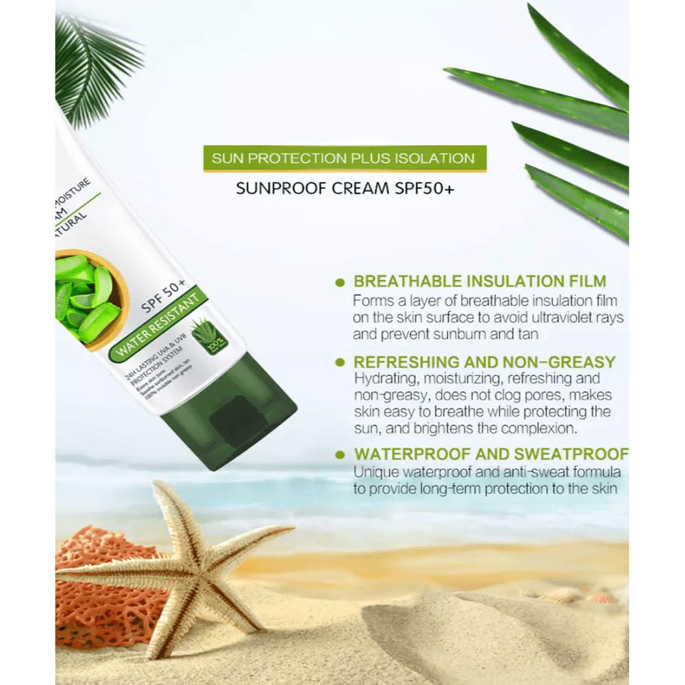 Dr Rashel Aloe Vera Soothing & Moisture Sun Cream SPF 50+ тАУ 80g