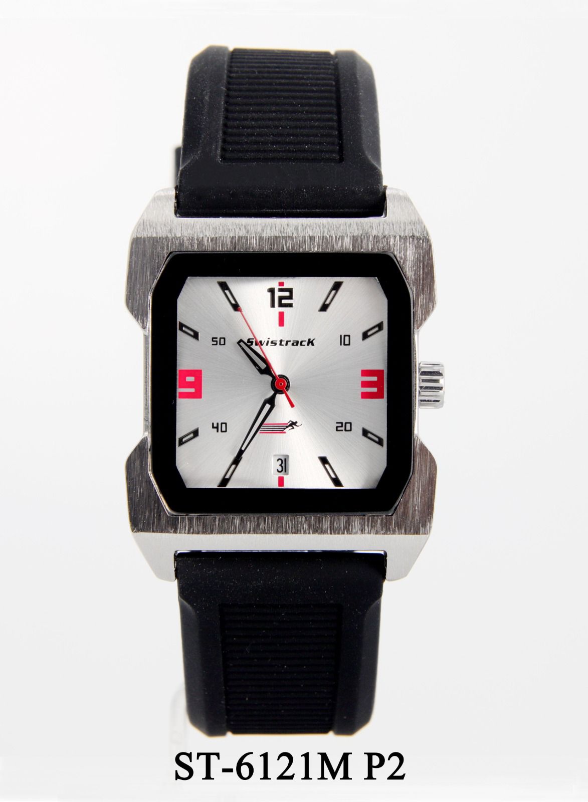 Swistrack ST-6121M Men’s Square Analog Watch – Assorted Colors