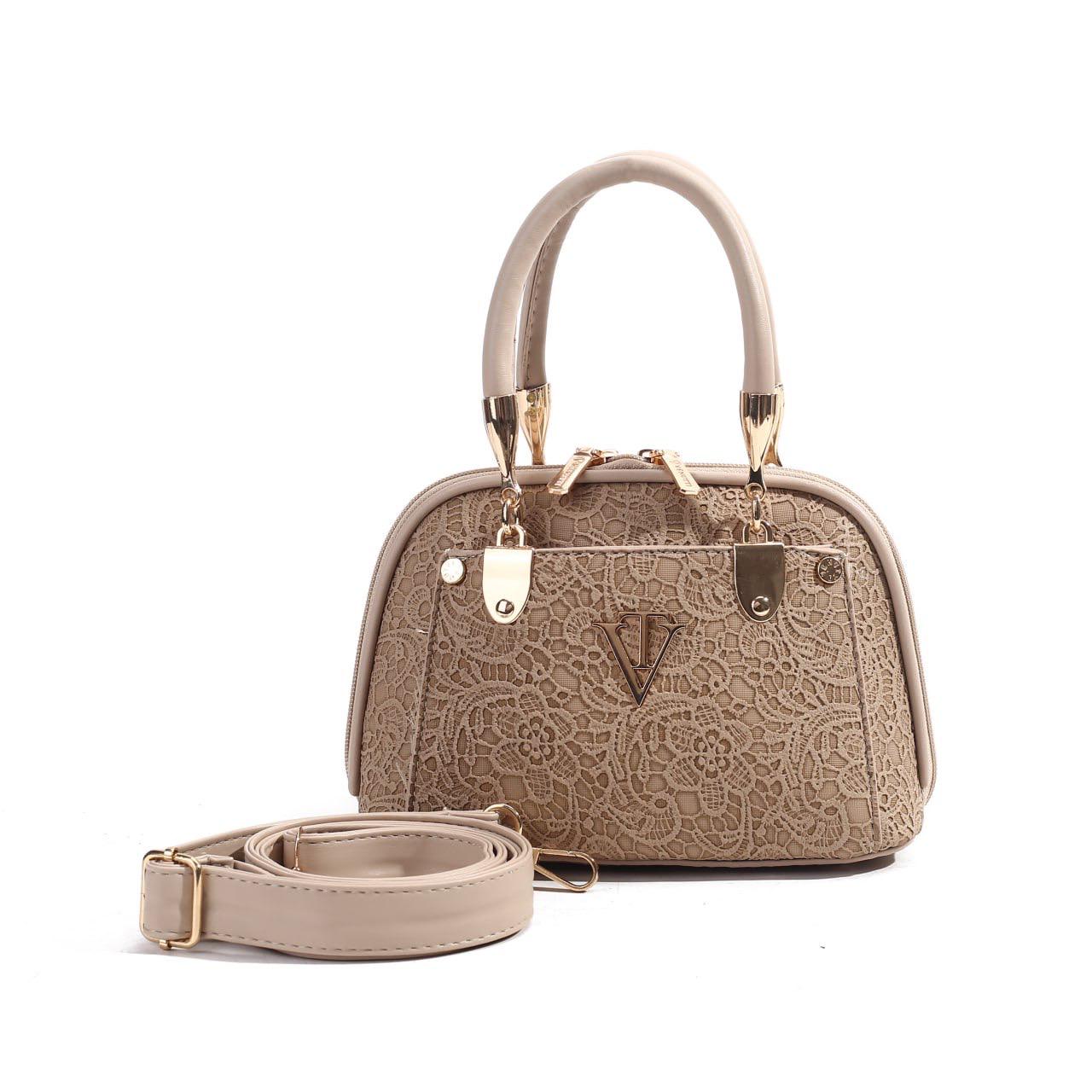Lace Pattern Elegant Handbag