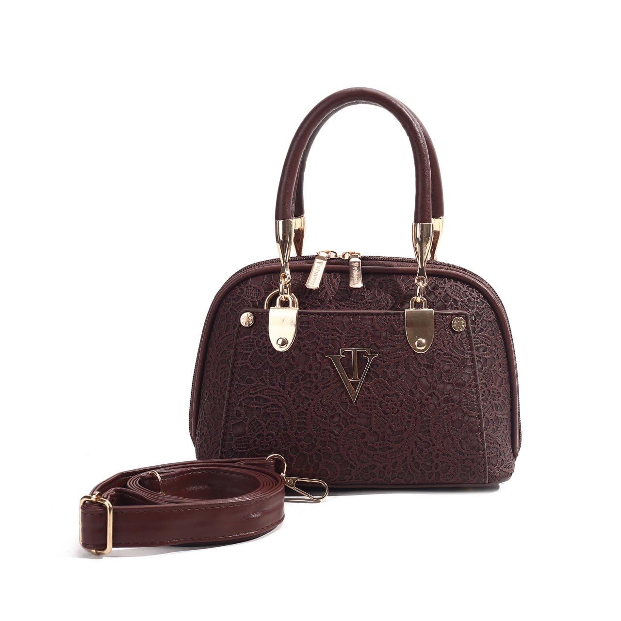 Lace Pattern Elegant Handbag