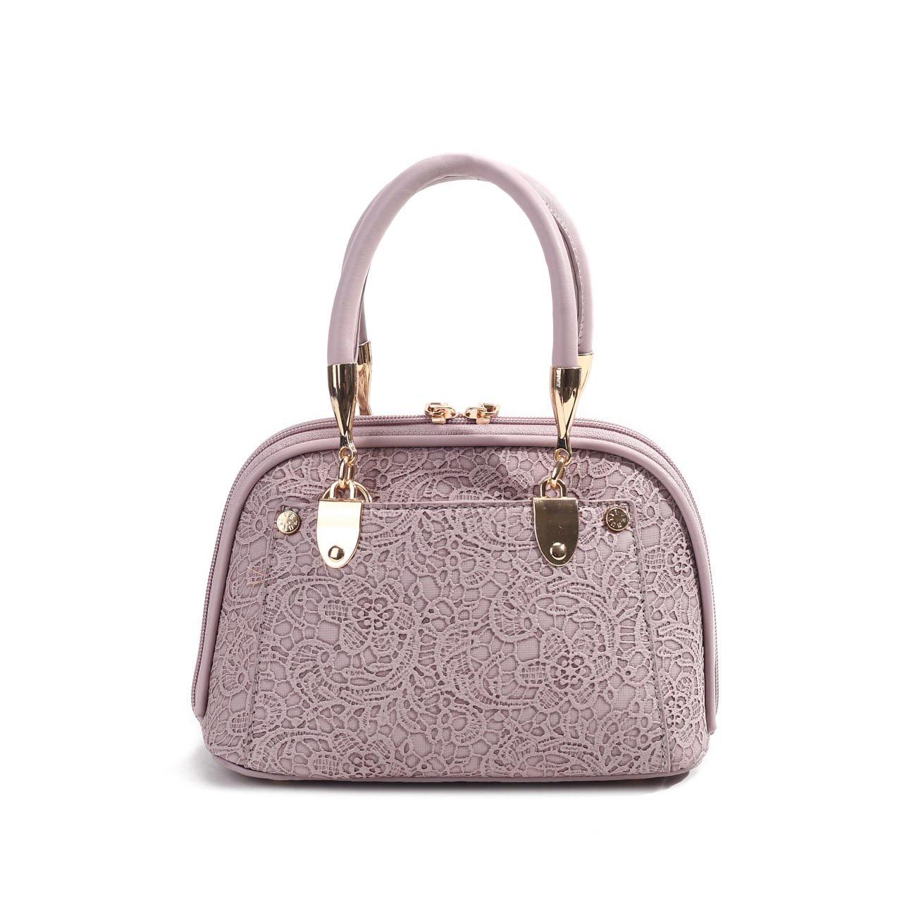 Lace Pattern Elegant Handbag