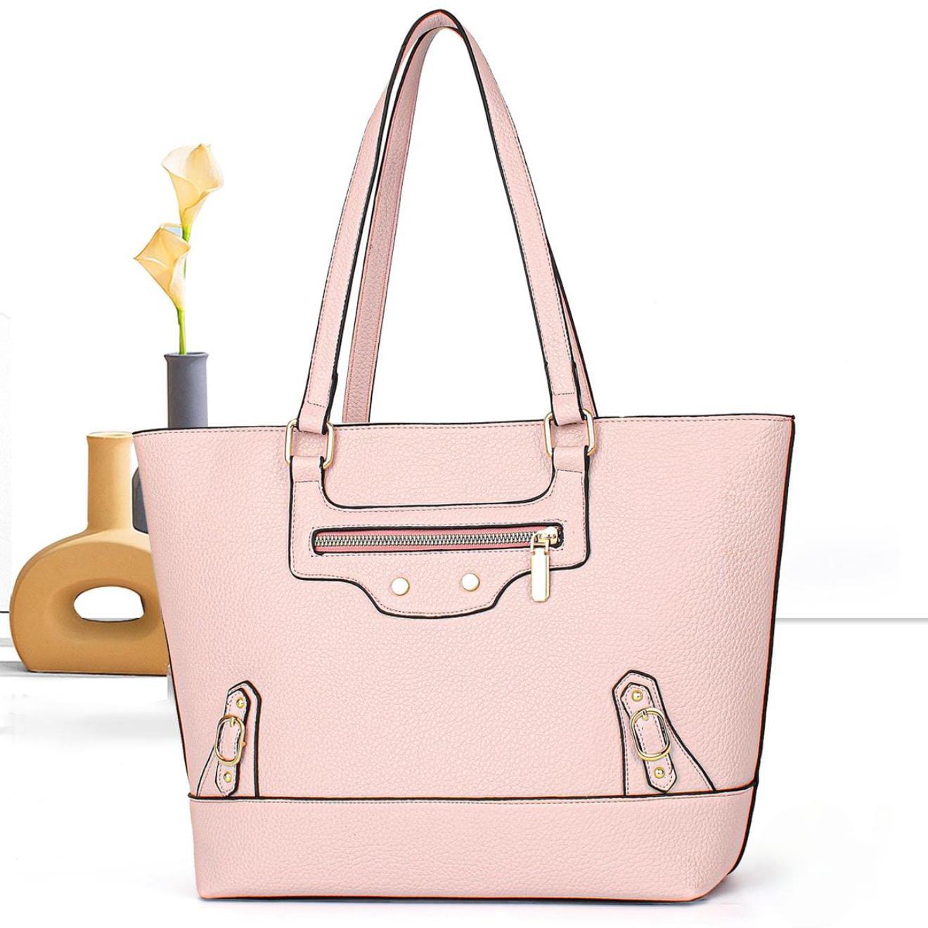 Classic PU Leather Shoulder Tote Bag