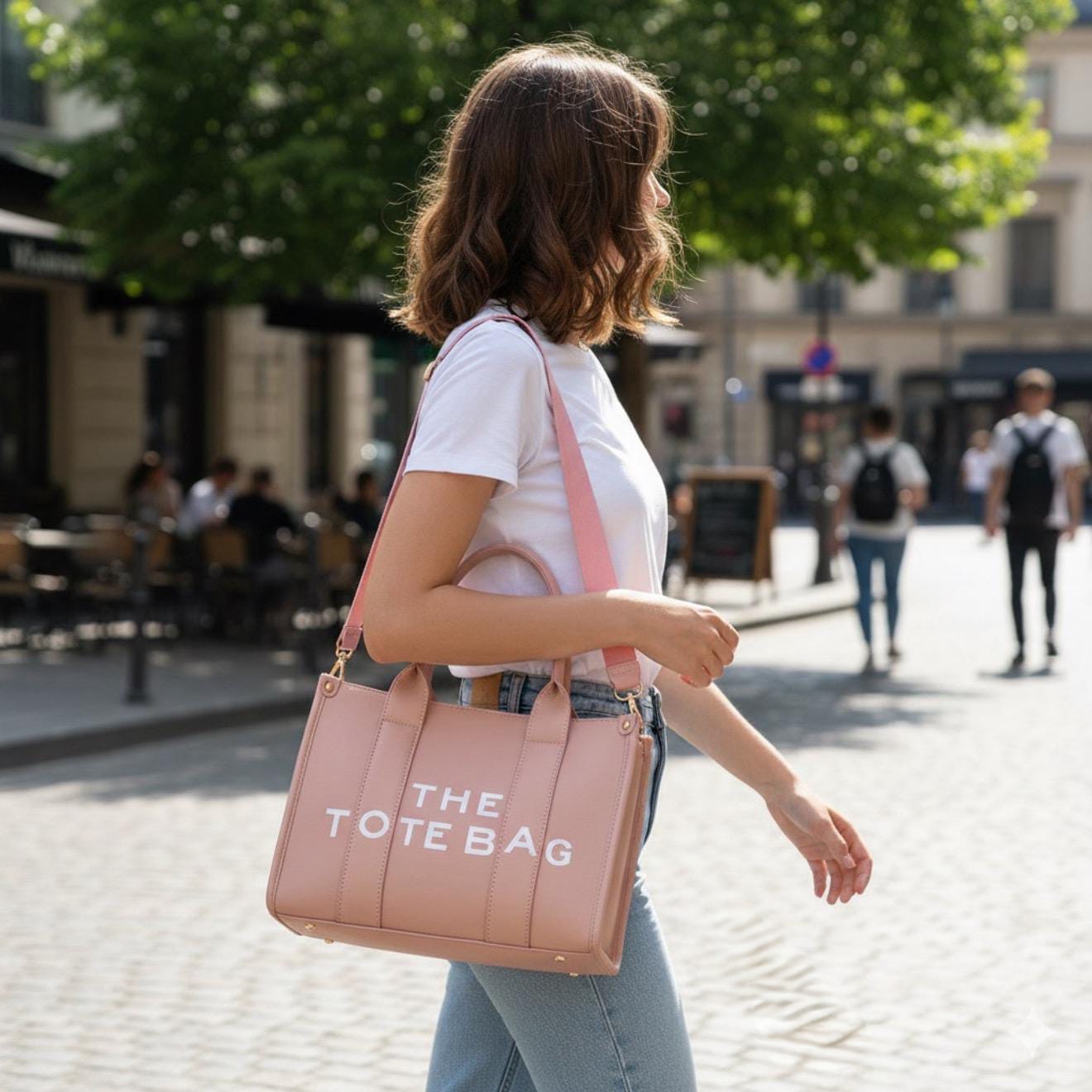Trendy Letter Printed Tote Bag β Model 23240