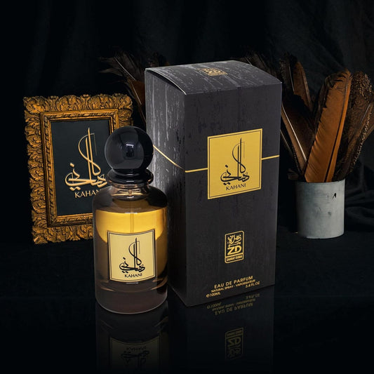 Kahani Eau de Parfum by Zahrat Dubai 100ml bottle with packaging