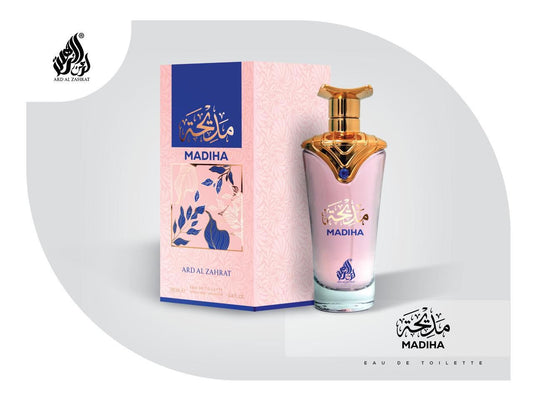 Ard Al Zahrat Madiha Eau de Toilette 100ml bottle with packaging