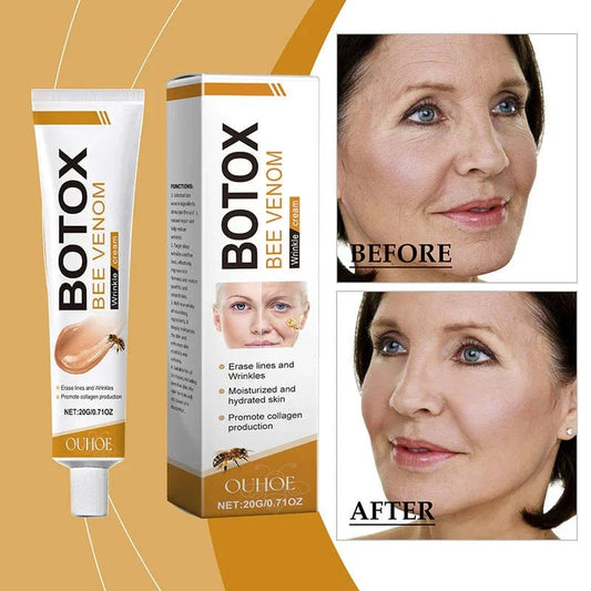 Botox Bee Venom Wrinkle Cream 20g jar with packaging