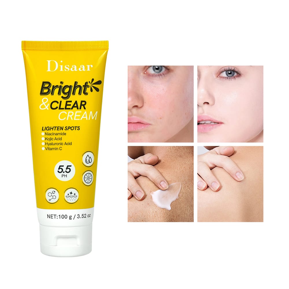 Disaar Bright & Clear Cream with Kojic Acid, Niacinamide, and Vitamin C