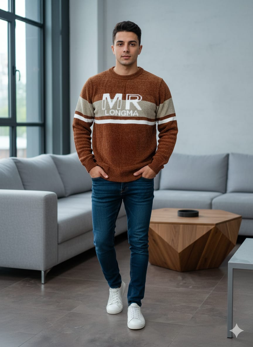 Pullover Imported Round Neck Men's Sweater / T-Shirt