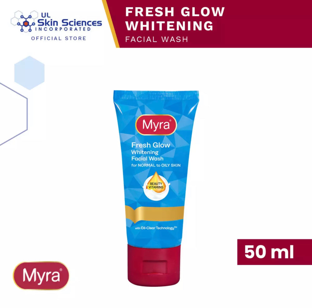 Myra fresh glow whitening face wash (50ml)