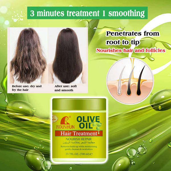 Roushun Olive Oil Nourish Repair Hair Care Mask тАУ 1000ml