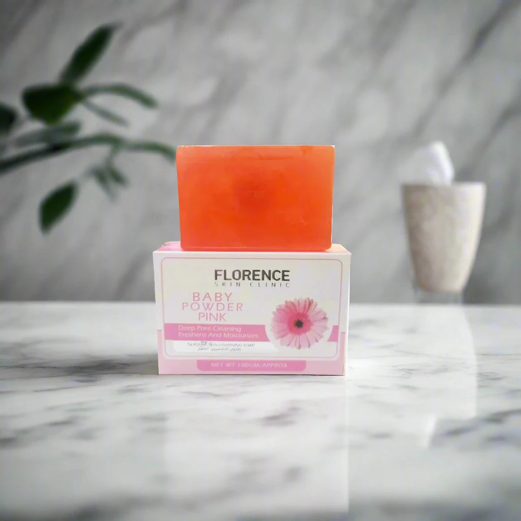 Florence Baby Powder Pink Soap - (100gm)