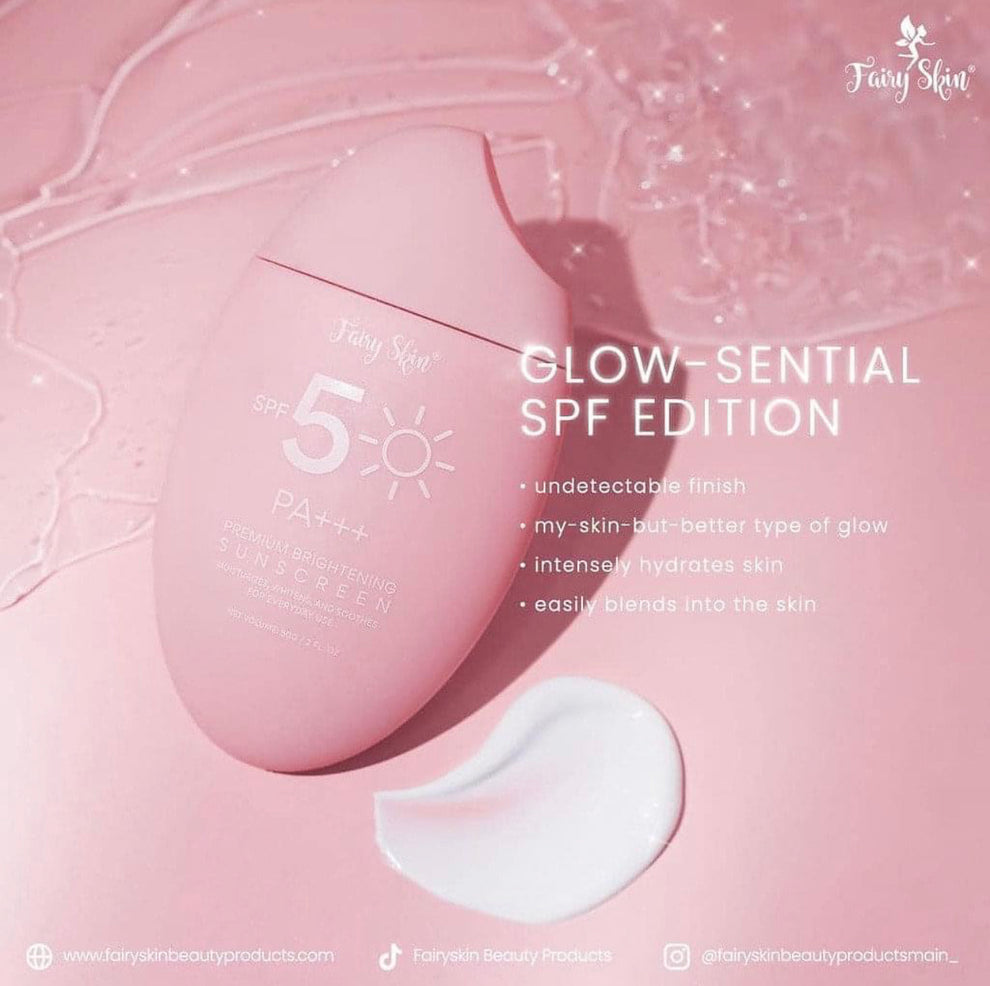 Fairy skin premium brightening sunscreen.