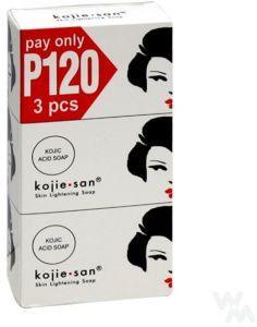 Kojie San Skin Lightening Kojic Acid Soap 3 Bars 100gm